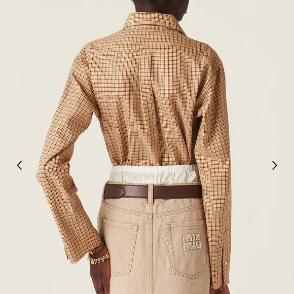 Miu miu Checked Shirt - Picture 3 of 6
